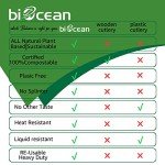 BIOCEAN 100% Compostable Eco-Friendly Cutlery Set