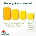 Cheese Huggers Set: Reusable Silicone Savers