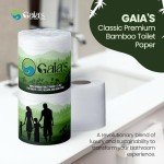 100% Bamboo Eco-Friendly Toilet Paper - 12 Rolls