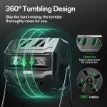 VIVOSUN 120L Outdoor Dual Chamber Compost Bin