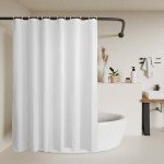 Eco-Friendly Recycled Shower Curtain Liner, 72"x72