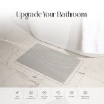 Eco-Friendly Diatomaceous Earth Bath Mat - Carbon Grey