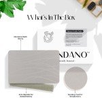 Eco-Friendly Diatomaceous Earth Bath Mat - Carbon Grey