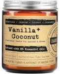 Coconut Vanilla Aromatherapy Candles for Relaxation
