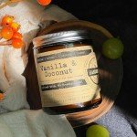 Coconut Vanilla Aromatherapy Candles for Relaxation