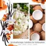 Coconut Vanilla Aromatherapy Candles for Relaxation