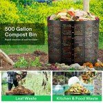 VIVOSUN 500 Gallon Expandable Outdoor Compost Bin