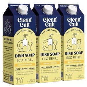 Eco-Friendly Dish Soap Liquid Refills - Lemon Verbena