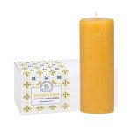 Natural Honey Scented Beeswax Pillar Candle