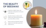 Natural Honey Scented Beeswax Pillar Candle