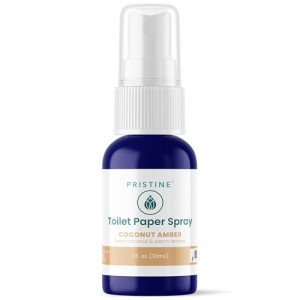 Eco-Friendly Toilet Paper Spray - Coconut Amber, 1 oz