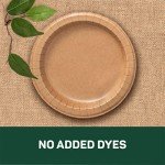 Dixie EcoSmart 100% Recycled Paper Plates, 50 Count