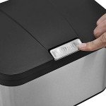 Eco-Friendly Kitchen Compost Bin with Lid - 1.13 Gallon