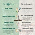 Eco Soul 100% Compostable Wooden Cutlery Set