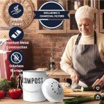 Eco-Friendly Countertop Compost Bin - 1.3 Gal