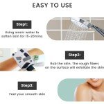 Eco-Friendly Deep Exfoliating Body Scrub Mitt