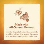 48-Hour Eco-Friendly Beeswax Candle with Cotton Wick