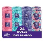 Eco-Friendly Bamboo Toilet Paper – 24 Rolls