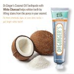 Coconut Oil Toothpaste with Charcoal, Coconut Mint