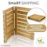 Bamboo Bath Mat - Eco Friendly Boho Decor