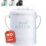Kitchen Countertop Compost Bin with Extra Filters