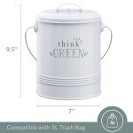 Kitchen Countertop Compost Bin with Extra Filters