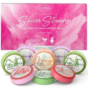 Pastel Shower Steamers Aromatherapy Set - 8 Pack