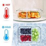 EcoPreps Bamboo-Lid Glass Bento Box Set