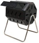 Eco-Friendly Dual-Chamber Tumbling Composter - 37 Gallon