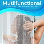 Eco-Friendly Water-Resistant Shower Curtain Liner