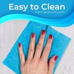 Eco-Friendly Water-Resistant Shower Curtain Liner