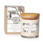 Eco-Friendly Lavender Lemon Soy Candle Gift