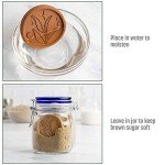 Eco-Friendly Terracotta Brown Sugar Savers - 2 Pack