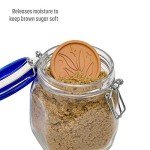 Eco-Friendly Terracotta Brown Sugar Savers - 2 Pack
