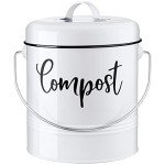 Eco-Friendly 1.3 Gallon Kitchen Compost Bin