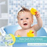 Eco-Friendly Soft Terry Washcloths for Babies, 10 Pack