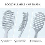 Eco-Friendly Vented Detangling Hair Brush - Blue