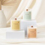 Eco-Friendly Scented Candle Gift Set - 3 Pack