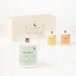 Eco-Friendly Scented Candle Gift Set - 3 Pack