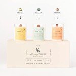 Eco-Friendly Scented Candle Gift Set - 3 Pack