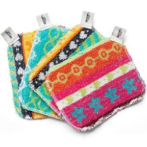 Eco-Friendly 4-Pack Reusable Dish Scrubbers