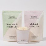 Eco-Friendly Floral Candle Starter Kit – Refillable Set