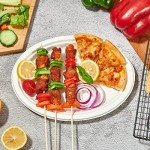 Compostable 12-Inch Oval Paper Plates - 125 Pack