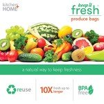 Reusable Produce Bags - 30 BPA Free Green Bags