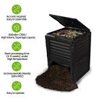BPA-Free Compost Bin, 300L, Easy Setup