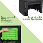 BPA-Free Compost Bin, 300L, Easy Setup