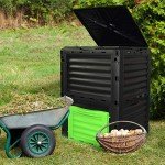 BPA-Free Compost Bin, 300L, Easy Setup