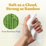 Organic Bamboo Toilet Paper - 12 Jumbo Rolls