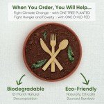 Compostable Bamboo Cutlery Set – 250 Pieces