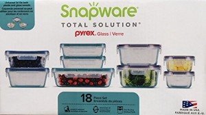 Eco-Friendly 18-Piece Pyrex Glass Storage Set